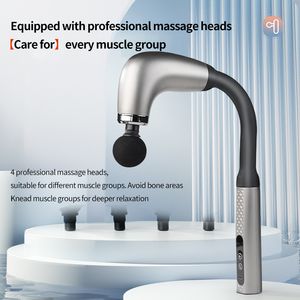 Pistola de Masaje Vibratoria de Cuatro Cabezales para Tejido Profundo, Nueva de 2025, para Recuperación Deportiva y Terapia del Dolor - Product Image 1