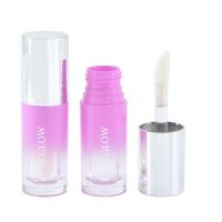 Grand applicateur de luxe pour gloss UV bronzant 5,5 ml, flacon anti-déversement en plastique ABS avec capuchon argenté, emballage inclus