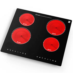 ベストセラー内蔵4バーナー電磁調理器ブラック電気タッチスクリーンOEMステンレス鋼220V5000W Taino Electric <span class=keywords><strong>Ind</strong></span> - Product Image 4