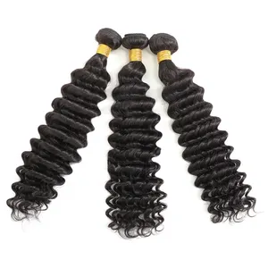 STM Factory Hot Selling Wholesale Deep Wave Hair Bundle Raw Virgin Cuticle Aligned Brazilian Human Hair Bundles