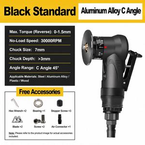 <span class=keywords><strong>Amoladora</strong></span> Angular Neumática Lineal Portátil TEBAK, <span class=keywords><strong>Mini</strong></span> <span class=keywords><strong>Amoladora</strong></span> de Aire Manual de 45 Grados para Aplicaciones de Procesamiento de Tuberías - Product Image 6