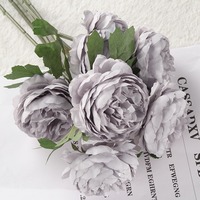 Arrangements de pivoine de fleurs artificielles décorations de bouquet de fleurs en soie artificielles décor centres de table de mariage