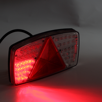 E4 feux LED commerciaux remorque camion bus indicateur arrêt marqueur latéral marche arrière combinaison LED feux arrière lumière automatique