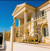 Designs modernes de balustrades de balcon en fer forgé, clôtures de balcon élégantes et stylées