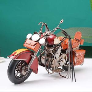 Nostalgia Dell'annata Della Decorazione Della Casa del Mestiere del Metallo Giocattolo Infanzia <span class=keywords><strong>Regalo</strong></span> Antico Modello Del Motociclo Decorazione Amante Della Ragazza Del Ragazzo Regali Di Compleanno - Product Image 2