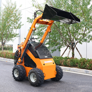 Chất lượng cao nhỏ 300kg nhỏ gọn bánh xe mini Skid chỉ đạo Bộ nạp với gốc cây máy xay Auger - Product Image 4