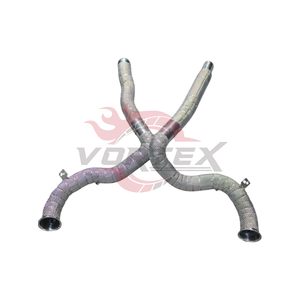 Tubo de Escape de Alto Rendimiento Vortex de Acero Inoxidable con Acabado Espejo para Mercedes Benz AMG GT GT-S GT-C GT-R 4.0T V8 Biturbo - Product Image 6