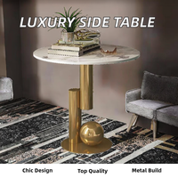 Petites tables d'appoint modernes de luxe Mobilier de salon contemporain Construction métallique pour usage domestique Nouveau canapé à combinaison centrale