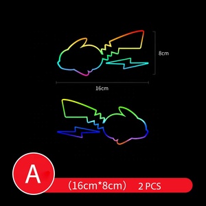 <span class=keywords><strong>Adesivi</strong></span> Laser Pikachu Carini, Decalcomanie Cartoon Anime, <span class=keywords><strong>Adesivi</strong></span> Trasferibili <span class=keywords><strong>per</strong></span> Auto, Bici, <span class=keywords><strong>Casco</strong></span>, <span class=keywords><strong>Moto</strong></span> - Product Image 5