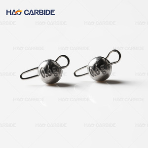 Poids Cheburashka en tungstène plombs de pêche 0.3g 0.5g 0.7g tête de gabarit à boulet de canon en tungstène poids de plate-forme Cheb en tungstène - Product Image 1