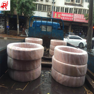 Pemasok Tiongkok pipa tembaga HAVC 1/4 inci gulungan Pancake pipa tembaga pendingin udara pipa tembaga mesin pembuat bor menyala - Product Image 6