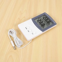 Higrómetro Digital, Monitor de Temperatura y Humedad Interior/Exterior con Pantalla LCD, Gran Venta