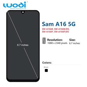 Pantallas LCD para Teléfonos Móviles Compatibles con Samsung Galaxy, Pantalla OLED Táctil de Repuesto para <span class=keywords><strong>A16</strong></span> A166 - Product Image 2