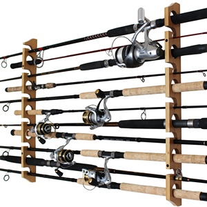 Supports de cannes à pêche pour 3, 4, 6+, montage mural ou au plafond – Tampa Home & Garden Store