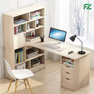 <span class=keywords><strong>Bureau</strong></span> d'ordinateur et table d'étude écologiques et durables, sur mesure (taille et couleur), <span class=keywords><strong>avec</strong></span> étagère, bibliothèque et tiroirs, mobilier gain de place pour <span class=keywords><strong>bureau</strong></span> à domicile - Product Image 4