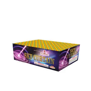 63 Shots Popular Fireworks Pyrotechnic Cake Fireworks with various nice effects and cracklings