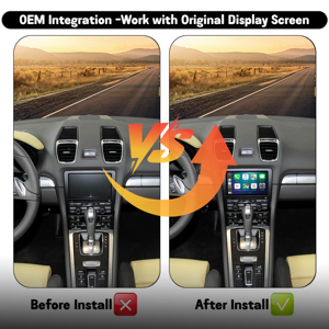 Không Dây Carplay Android Tự Động Ban Đầu Màn Hình Xe Cập Nhật Carplay Bộ Giải Mã Màn Hình Phản Quang Mô-đun Cho Porsche Cdr31 Hệ Thống - Product Image 4