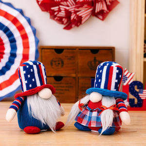 Jour de l'indépendance Gnomes elfe poupée 4 <span class=keywords><strong>juillet</strong></span> décorations pour la maison Natal arbre de noël décoration Navidad cadeau bonne année - Product Image 5