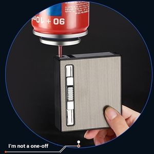 Encendedor de Doble Arco Recargable, Ecológico, Minimalista, Resistente al Viento, Personalizado, con Estuche de Cigarrillos Portátil de Plástico Impermeable, Venta al Por Mayor - Product Image 5