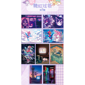 MS Pokemoned & Sanrioes Édition Collector Série Shikishi Kawaii Vente en gros Papier de couleur Fan Art Eif Jeu de société Booster Box - Product Image 5