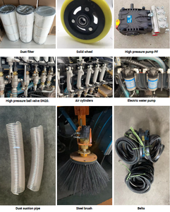 Pièces détachées pour camion balayeuse routière haute pression, brosse en plastique et en acier, double valve, marque <span class=keywords><strong>KLF</strong></span> - Product Image 5
