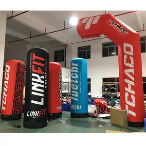 custom Printing Inflatable Column Outdoor Promotion Events Decoration Inflatable <b>Pillar</b> LED <b>Lighting</b> Tubes for Advertising - Product Image 4