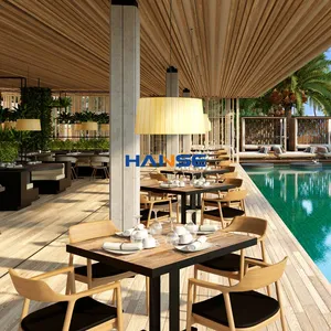 튼튼한 홈 호텔 식당 목재 유럽 디자인 디너 베드 룸 현대 호텔 홈 프레임 침실 호텔 레스토랑 가구