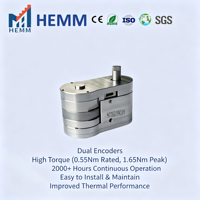 Módulo de Motor para Mano Robótica 24V 15W CAN FD, Torque Máximo de 0.55Nm, 1.65Nm a 15000rpm, Doble Codificador, Impermeable, Personalizable