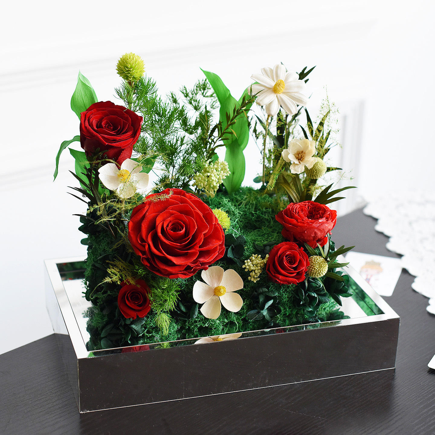 Acrylic Box-Green Forest