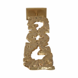 Scultura Moderna in Metallo, Elemento Decorativo Verticale per Soggiorno, Ufficio, Mensola, Tavolino da Caffè, Bagno - Product Image 6