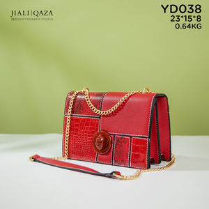 Jiali <span class=keywords><strong>QAZA</strong></span> 2023 nouveauté sac à main personnalisé pour femme avec chaînes de broderie et décoration froncée sac à main de bonne qualité à bas prix - Product Image 4
