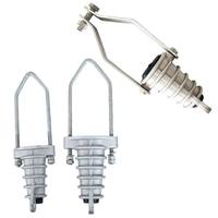 Cale de serrage en aluminium haute résistance avec vis pour fixation par serrage