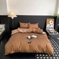 Parure de lit en coton longues fibres de qualité supérieure, imprimé réactif avec broderie animale mignonne, certifiée Oeko-Tex, pour chambre à coucher
