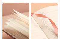 Agenda de Cuero Sintético PU de Alta Calidad con Logotipo Personalizado, Tamaño Delgado con Logotipo de Corazón