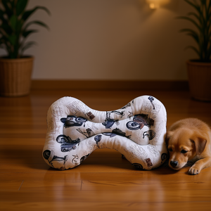 Cuccia per cani Yommy a forma di osso 60x80 cm, comoda cuccia per cani - Product Image 2