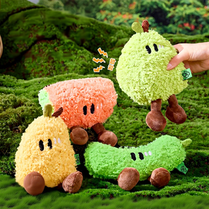 Juguetes de Peluche de Dibujos Animados para Perros y Gatos, <span class=keywords><strong>Serie</strong></span> de Frutas de Sandía, Juguetes Sonoros para Autoentretenimiento, Los Mejores Juguetes para Combatir el Aburrimiento de Perros y Gatos - Product Image 2