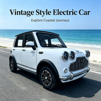 Véhicule électrique vintage à quatre roues, 2000W, quatre portes, 5 places, usage domestique, faible vitesse, vitesse maximale 60 km/h, autonomie inférieure à 100 km