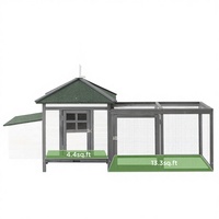 Vente en gros jardin arrière-cour extérieur commercial poulailler en bois poule ponte nichoir cage pour animaux de compagnie poulailler