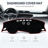 Pour Audi Q3 2019 2020 2021 2022, couvre-tableau de bord, tapis de protection de la console centrale, accessoires intérieurs de voiture, antidérapant, anti-lumière