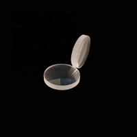 Lentille en verre personnalisée en usine, petite taille, optique, en silice fondue/bk7, lentille plano-convexe pour projecteur