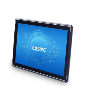 CESIPC 15inch ip65 waterproof all in one touch industrial PC embedded RS232 fan-less cooling system modular design panel PC