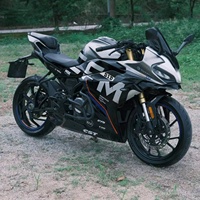 Moto sportive de course 250cc à refroidissement par eau, carénage complet, style course léger, pour adulte