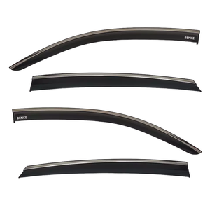 Renault Dacia Duster Sun Visors Wind Bug Deflectores Puerta <span class=keywords><strong>Ventana</strong></span> Rain Guard Vent Shades Weather <span class=keywords><strong>Protector</strong></span> para puertas de automóviles - Product Image 4