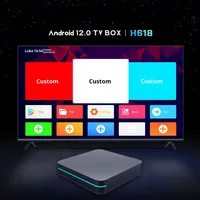 Boîtier TV intelligent Android H618 personnalisé, décodeur 4K, réseau haut débit, facilité d'utilisation, application de test gratuite, regarder les chaînes du Royaume-Uni/l'UE/les États-Unis en format M3U