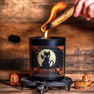 <span class=keywords><strong>Bougies</strong></span> d'aromathérapie à la cire de soja d'Halloween personnalisées et écologiques décorations de foin de citrouille à combustion longue pour la décoration de la maison des vacances - Product Image 5