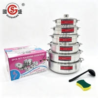 Ensemble de casseroles en aluminium CLASSIQUE de haute qualité, 12 pièces, prix abordable, casseroles moulées sous pression, poêles à frire en aluminium forgé, ensemble de casseroles à soupe