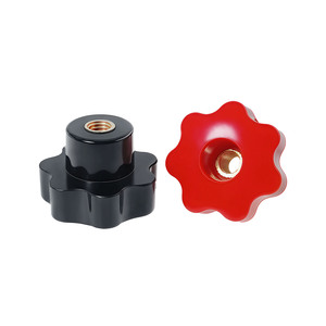 Schneller Versand: Schwarze Bakelit-Durchgangsgewindemutter mit Griff, Durchmesser 40mm - Product Image 2