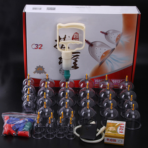 Juego de Ventosas de Masaje de Plástico al Vacío, Certificado CE ISO, Antiexplosión, para Uso en Todo el Cuerpo, Antirreumático, Adelgazante Corporal, Alivio del Dolor - Product Image 1
