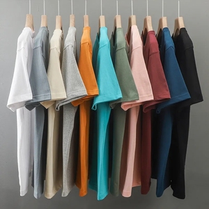 เสื้อยืดวินเทจฟอกสีสไตล์ใหม่ ผ้าฝ้าย 100% 230-270GSM ทรงโอเวอร์ไซส์ ยูนิเซ็กซ์ สกรีนโลโก้ได้ตามสั่ง เสื้อยืดเปล่า OEM ใส่สบาย - Product Image 2