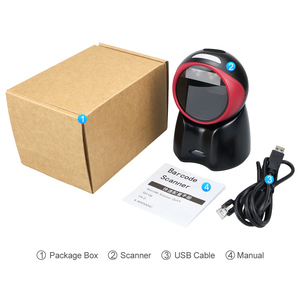 Lecteur de codes-barres YJ-8050QR à scan rapide <span class=keywords><strong>pour</strong></span> caisse de supermarché, interface USB 1D/2D, lecteur de prix format A4 - Product Image 6